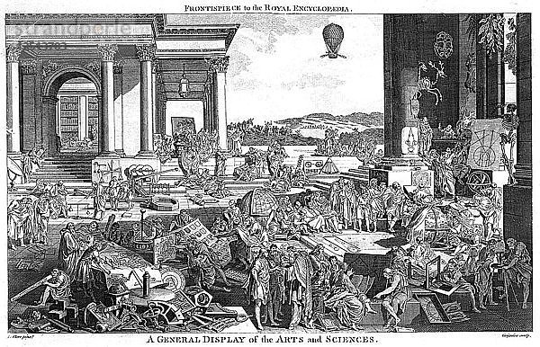 Eine allgemeine Ausstellung der Künste und Wissenschaften  1790. Künstler: Reynolds Grignion