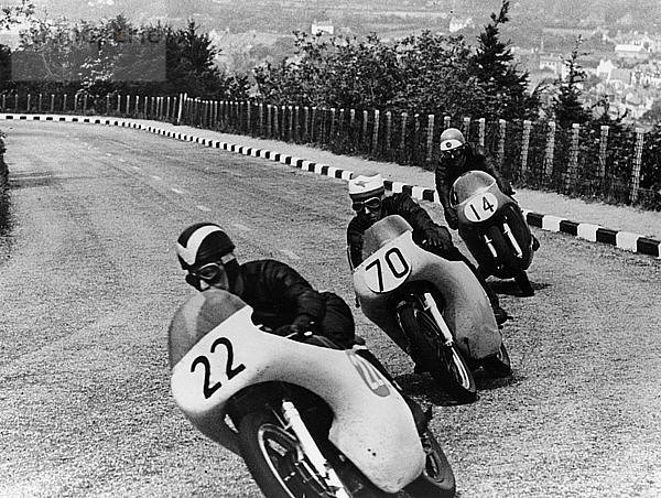 Isle of Man Senior TT Race  1958. Künstler: Unbekannt