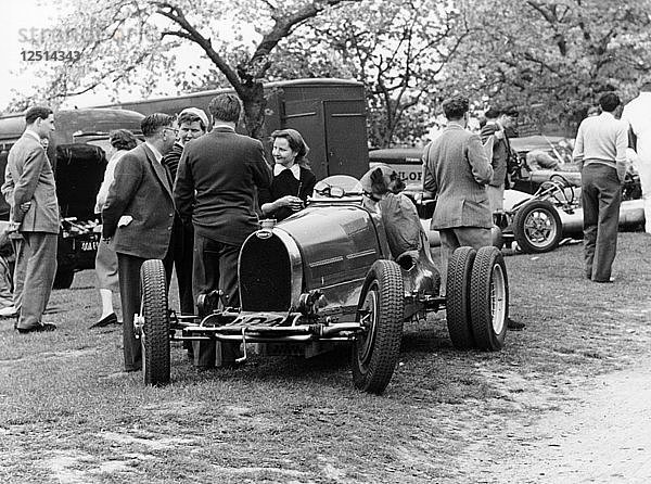 Bugatti Typ 35B in Prescott  Gloucestershire  1954. Künstler: Unbekannt