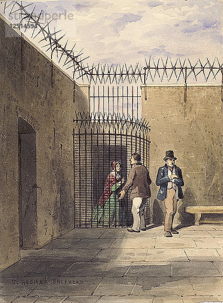 House of Correction  Clerkenwell  London  um 1830. Künstler: Thomas Hosmer Shepherd