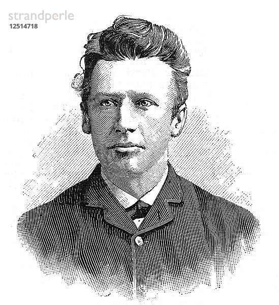 Jacobus Henricus Vant Hoff  niederländischer Chemiker  1902. Künstler: Unbekannt