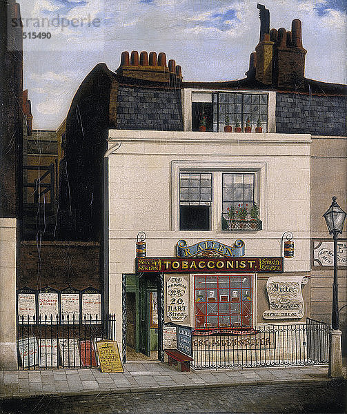 Allens Tobacconist Shop  Hart Street  Grosvenor Square  1841. Künstler: Robert Allen