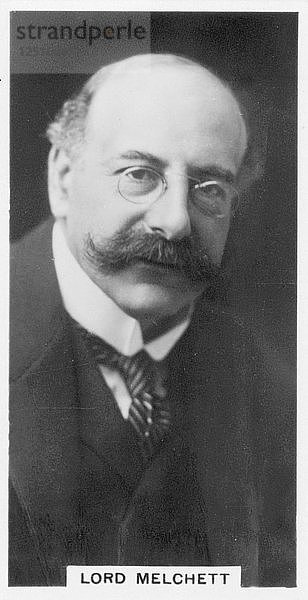Alfred Moritz Mond  1. Baron Melchett  britischer Industrieller  um 1926. Künstler: Unbekannt
