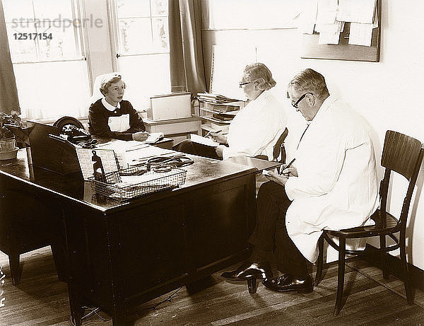 Rowntree Medical Department  York  Yorkshire  1955. Künstler: Unbekannt