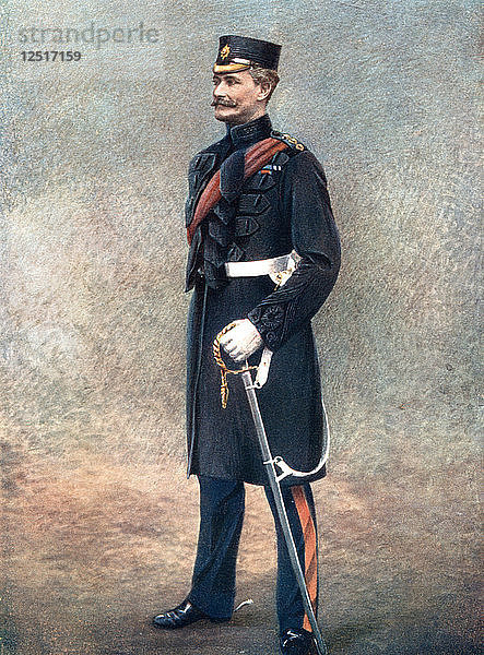 Generalleutnant Reginald Pole-Carew  Befehlshaber der 11. Division der South Africa Field Force  1902  Künstler: Gregory