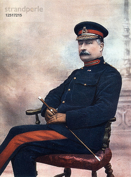 Generalmajor Charles Edmond Knox  Befehlshaber der 12. Brigade  Südafrika  1902  Künstler: C. Knight