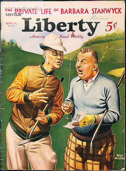 Titelseite der Zeitschrift Liberty  American  September 1932. Künstler: Unbekannt