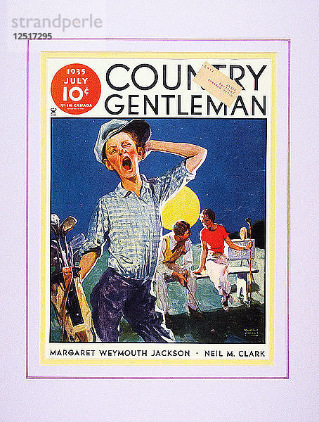 Titelseite der Zeitschrift Country Gentleman  Amerika  Juli 1935. Künstler: Unbekannt