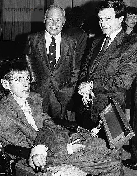 Professor Stephen Hawking (1942- )  britischer Mediziner. Künstler: Unbekannt