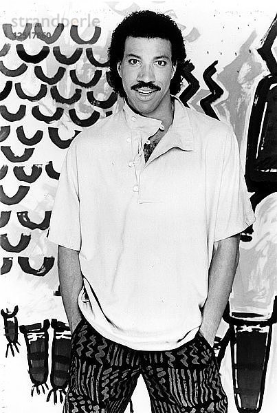 Lionel Richie (1949- )  amerikanischer Sänger  1988. Künstler: Unbekannt