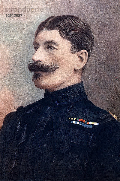 Generalmajor John Brabazon  Befehlshaber der Imperial Yeomanry  Südafrika  1902. Künstler: HW Barnett