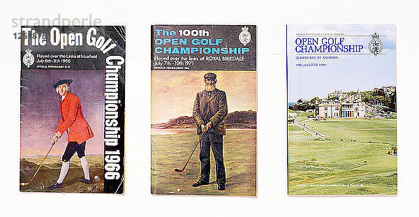 Programme der offenen Golfmeisterschaften  1980er Jahre. Künstler: Unbekannt