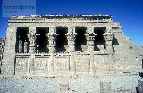 Das Mammisi (Geburtshaus)  Tempel der Hathor  Dendera  Ägypten  125 v. Chr. - 60 n. Chr. Künstler: Unbekannt