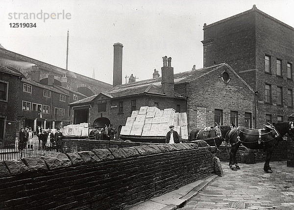Die Mackintosh-Toffeefabrik in der Lilley Lane  Halifax  West Yorkshire  1912. Künstler: Unbekannt