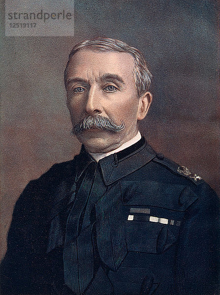 General Edward Chapman  Befehlshaber der schottischen Truppen  1902  Künstler: Elliott & Fry