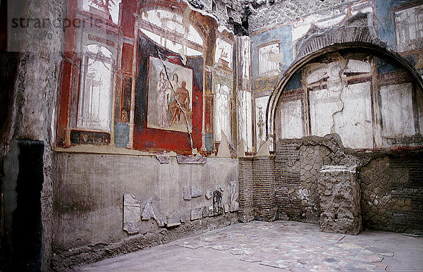 Das Heiligtum der Augustales  Herculaneum  Italien. Künstler: Unbekannt