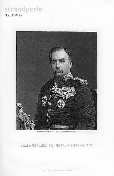 Sir Gerald Graham  britischer Generalleutnant  1893  Künstler: E Stodart