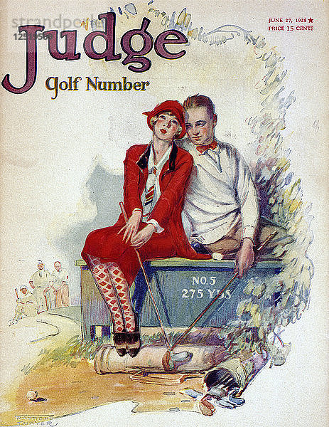 Titelseite der Zeitschrift Judge  American  Juni 1925. Künstler: Unbekannt