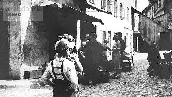 Polnisches Ghetto  Wilna  UdSSR  Zweiter Weltkrieg  1939-1944. Künstler: Unbekannt