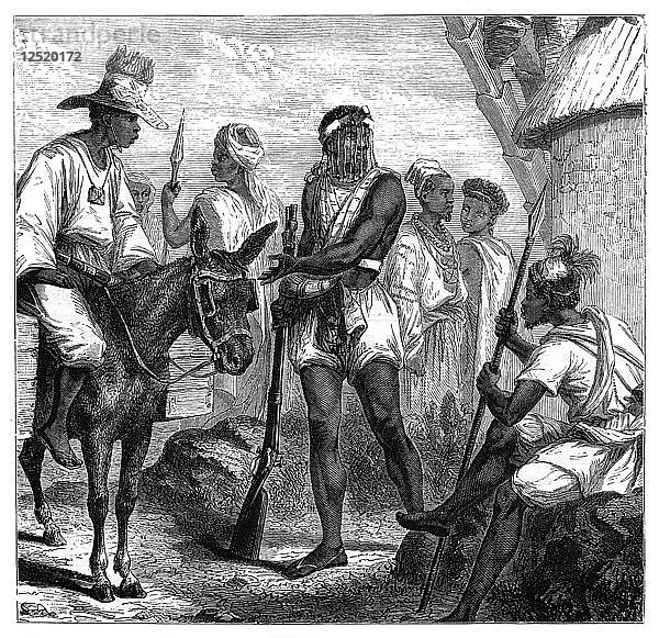 Senegalesisches Volk  um 1890. Künstler: Unbekannt