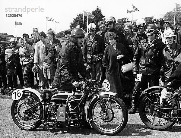 1926 Douglas-Motorrad  Douglas  Isle of Man  1961. Künstler: Unbekannt