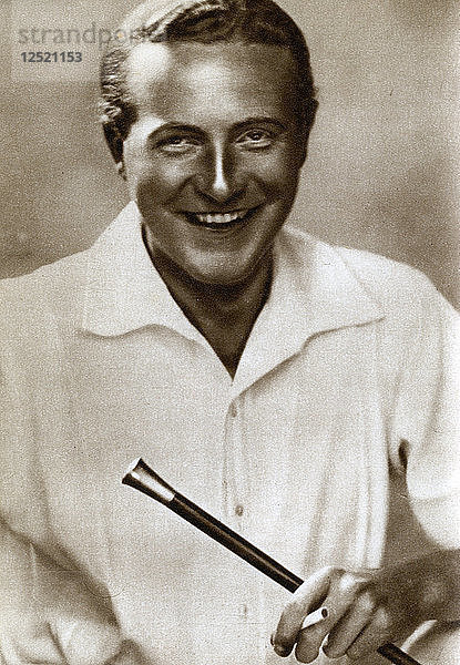 Willy Fritsch  deutscher Schauspieler  1933. Künstler: Unbekannt