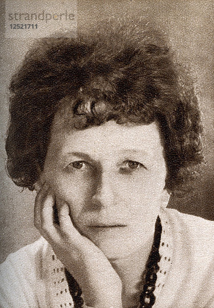 Beulah Marie Dix  amerikanische Drehbuchautorin  1933. Künstlerin: Unbekannt