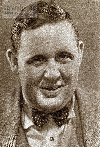 Charles Laughton  englischer Bühnen- und Filmschauspieler  1933. Künstler: Unbekannt