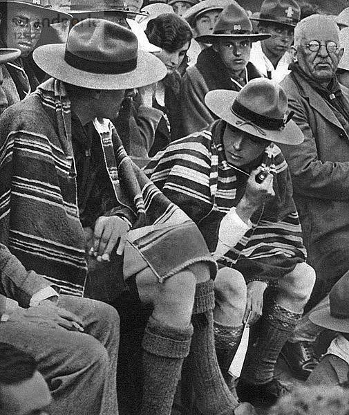 Der Prinz von Wales mit den walisischen Pfadfindern  1926. Künstler: Unbekannt