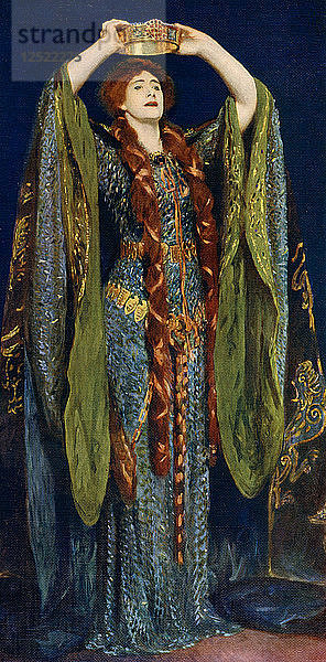 Miss Ellen Terry als Lady Macbeth  1906  (1912).Künstler: John Singer Sargent