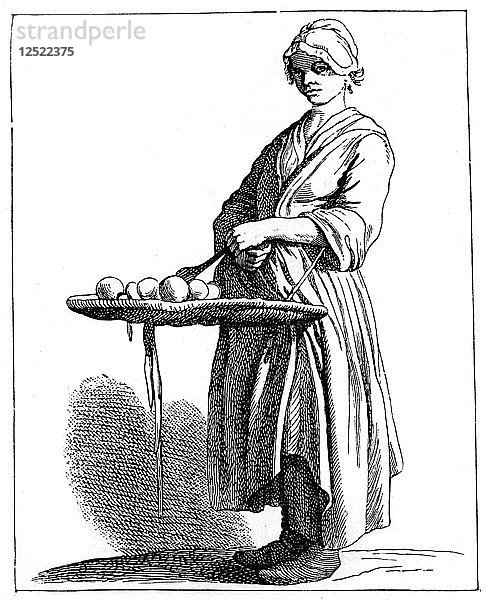 Obstverkäufer  1737-1742.Künstler: Bouchardon