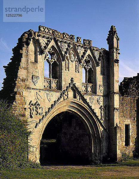 Kirkham Priory  North Yorkshire  1999. Künstler: J Richards