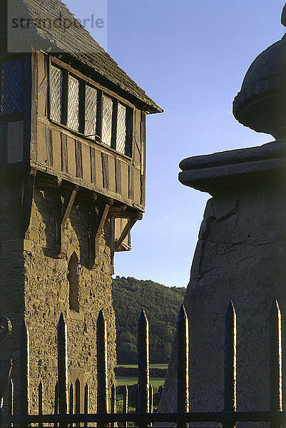 Detail von Stokesay Castle  Shropshire  1997. Künstler: N Corrie