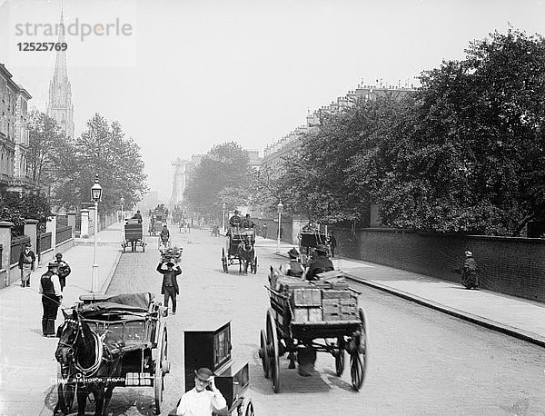 Bishops Road  Fulham  London  um 1870-1900. Künstler: York & Sohn