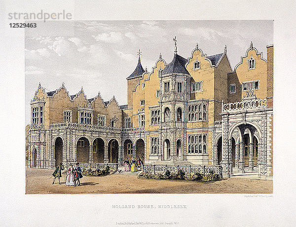 Holland House  Kensington  London  um 1850? Künstler: Day & Sohn