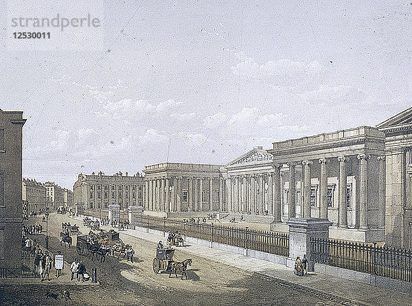 Britisches Museum  Holborn  London  1852. Künstler: William Simpson