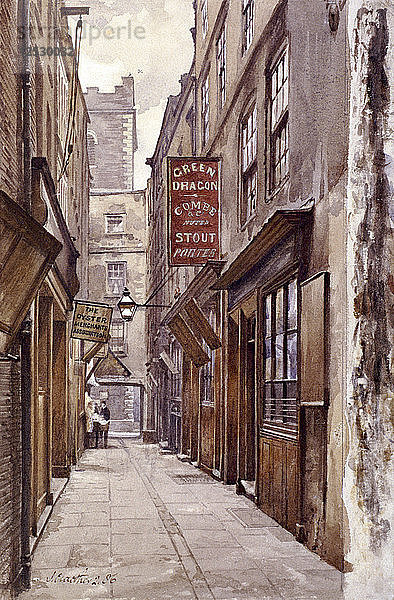 Botolph Alley  London  1886. Künstler: John Crowther