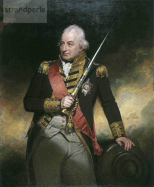 Admiral John Jervis  um 1801. Künstler: Sir William Beechey