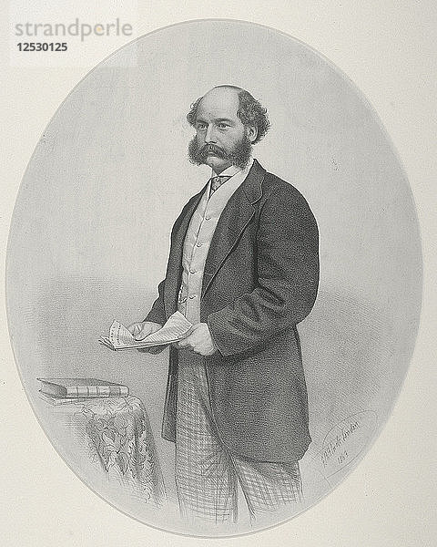 Sir Joseph W. Bazalgette  1863. Künstler: Anon