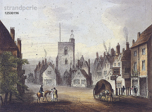 Bow  Poplar  London  1783. Künstler: Anon