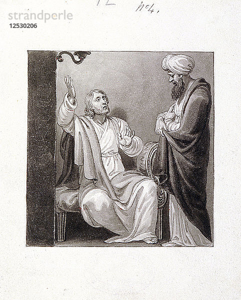 Predigender Christus  um 1810-c1844. Künstler: Henry Corbould