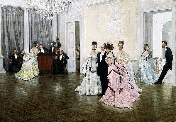 Zu früh  1873. Künstler: James Tissot