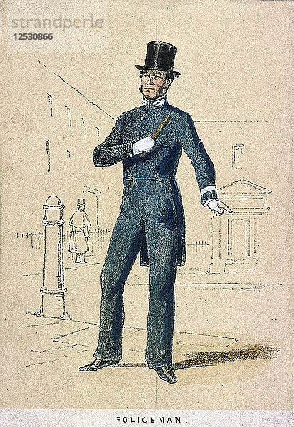 Ein Polizist  1855. Künstler: Day & Sohn
