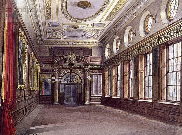 Innenraum der Tallow Chandlers Hall  London  1890. Künstler: John Crowther