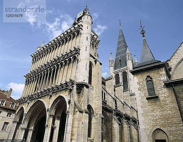 Kirche von Notre Dame  Dijon  Burgund  Frankreich