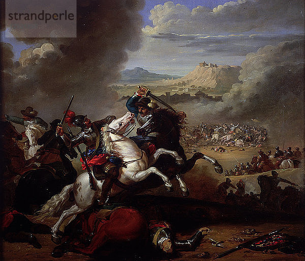 Schlachtstück  um 1807-c1868. Künstler: Abraham Cooper