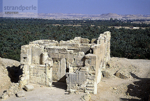 Tempel des Orakels  Siwah  Ägypten.