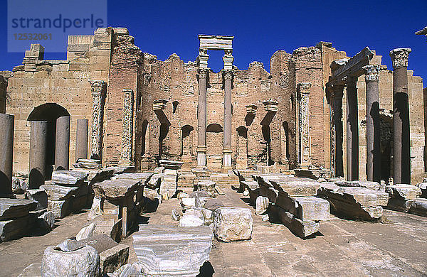 Severische Basilika  Leptis Magna  Libyen  216 n. Chr.