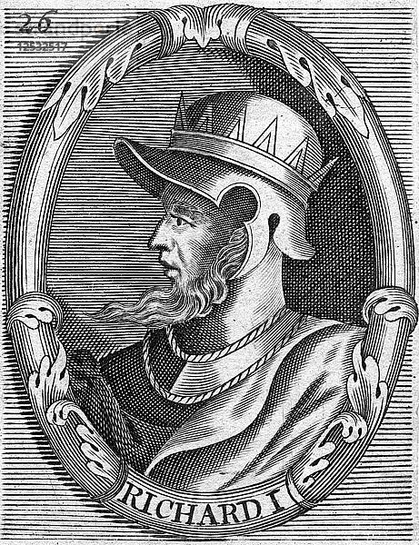 Richard I.  König von England. Künstler: Unbekannt