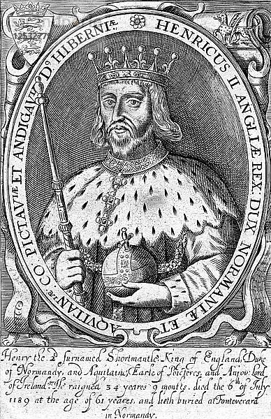 Heinrich II.  König von England. Künstler: Unbekannt
